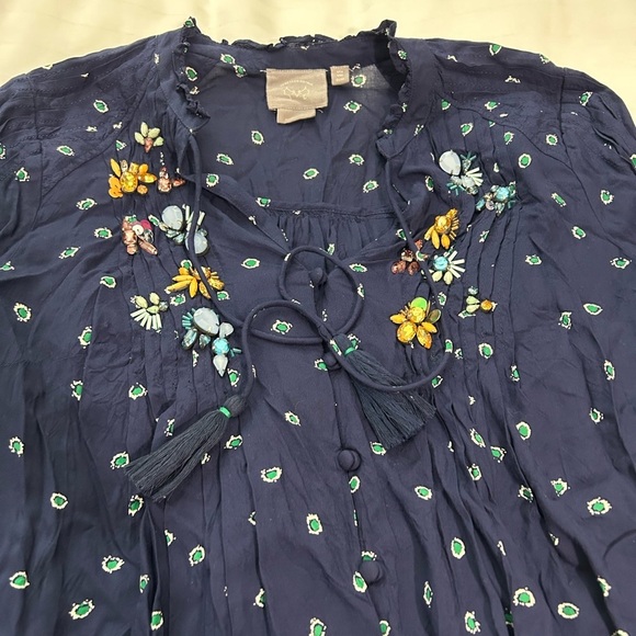 Vanessa Virgina Anthropologie Ashton Blouse - Picture 9 of 10